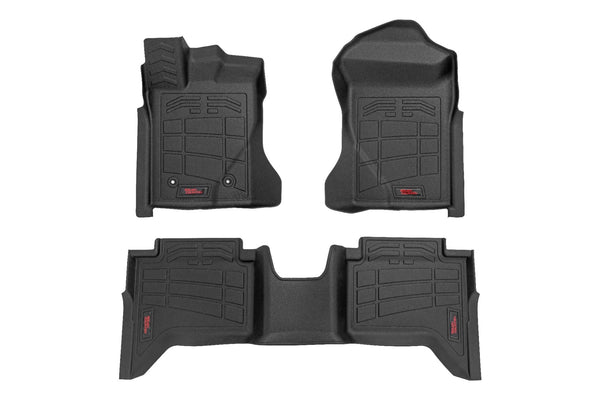 Sure-Fit Floor Mats | Front & Rear | Crew | Ford Ranger 2WD/4WD (2024-2025)