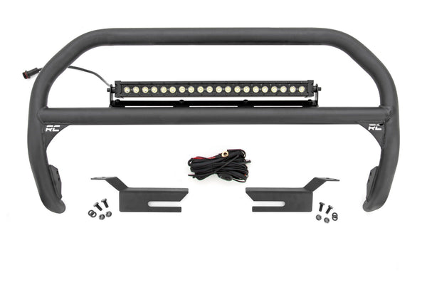 Nudge Bar | 20 Inch BLK DRL Single Row LED | Ford Bronco 4WD (2021-2025)