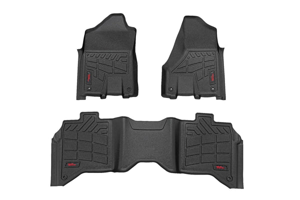 Sure-Fit Floor Mats | Front & Rear | Crew | Ram 2500/3500 2WD/4WD (2019-2025)