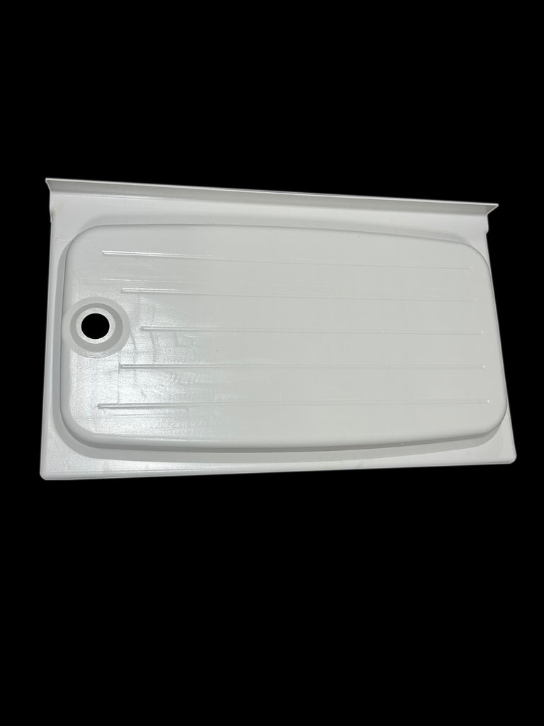 WALDOCH SHOWER PAN 24X40 LEFT SIDE DRAIN - WHITE - NO BACK FOAM
