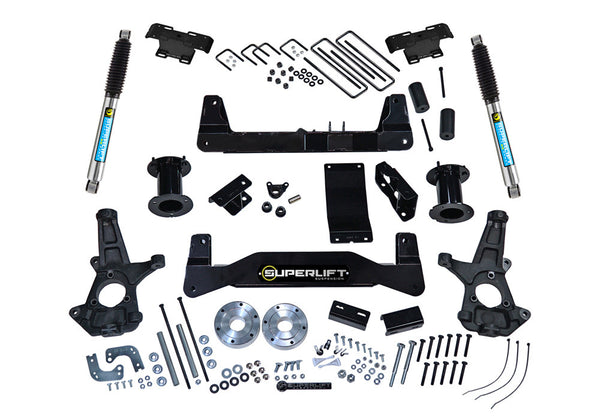 6.5" Lift Kit-14-18 (19 Old Body) GM1500 4WD w OE Al or SS Ctrl Arms w Bil RrShk