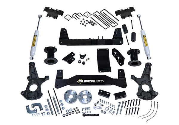 6.5" Lift Kit - 07-13 Silverado/Sierra 1500 4WD - w/ SL Rear Shocks
