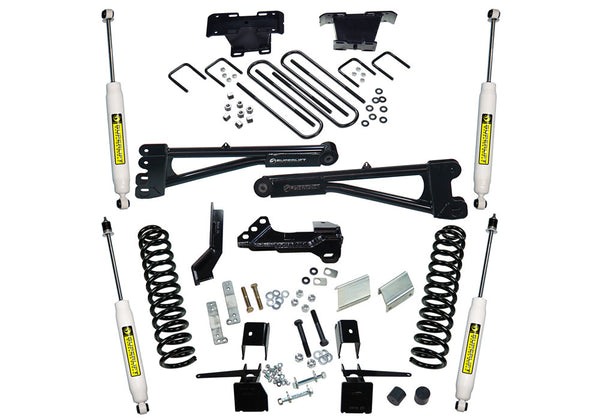4" Radius Arm Lift Kit - 17-22 F-250/F-350 4WD - Diesel - w/ SL Shocks
