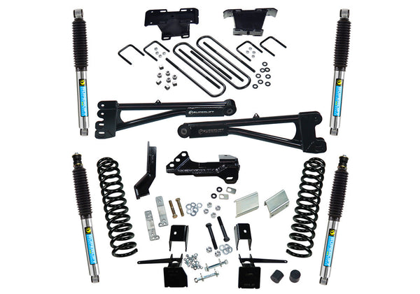 4" Radius Arm Lift Kit - 17-22 F-250/F-350 4WD - Diesel - w/ Bilstein Shocks