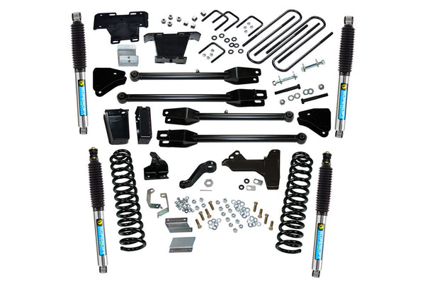6" Lift Kit - 11-16 F250/F350 4WD - Dsl w/ 4-Link Conversion & Bil Shocks