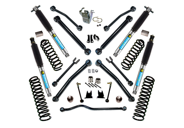 4" Lift Kit - 07-18 Wrangler JK - 4-door - w/ Reflex Ctrl Arms & Bilstein Shocks