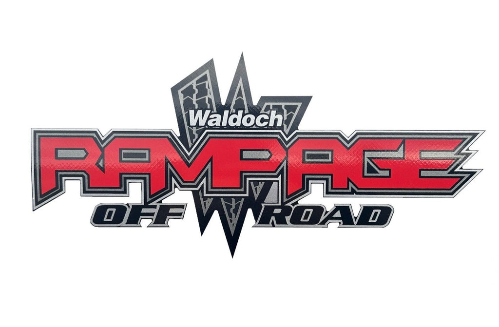 Waldoch Rampage Logo Sticker SHA.160108-01