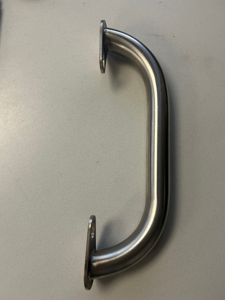 GRAB HANDLE STAINLESS STEEL 11" TALL 3" DEEP 8" INSIDE - 2 HOLE MOUNTS