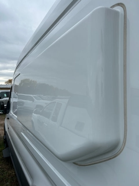 Ford Transit Driver Side Bump Out Unpainted Flare Gives more space