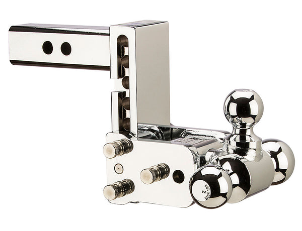 5" TRI BALL HITCH CHROME