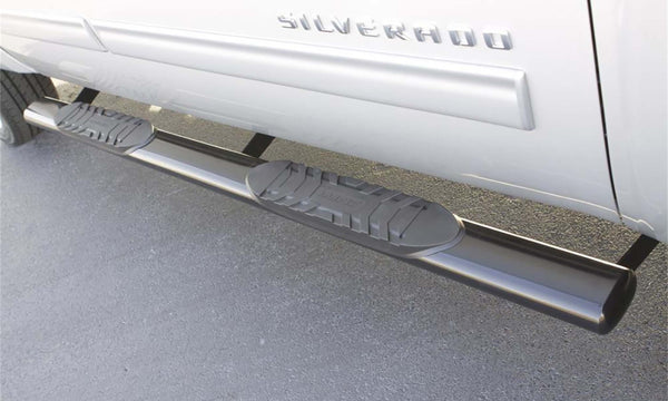 5 In Oval Straight Nerf Bars Stainless Steel Polished