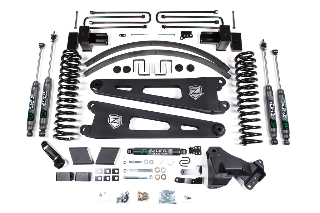 Zone Offroad 6" Radius Arm Suspension System 2017-2019 Ford F250/F350 4WD F51N/F52N