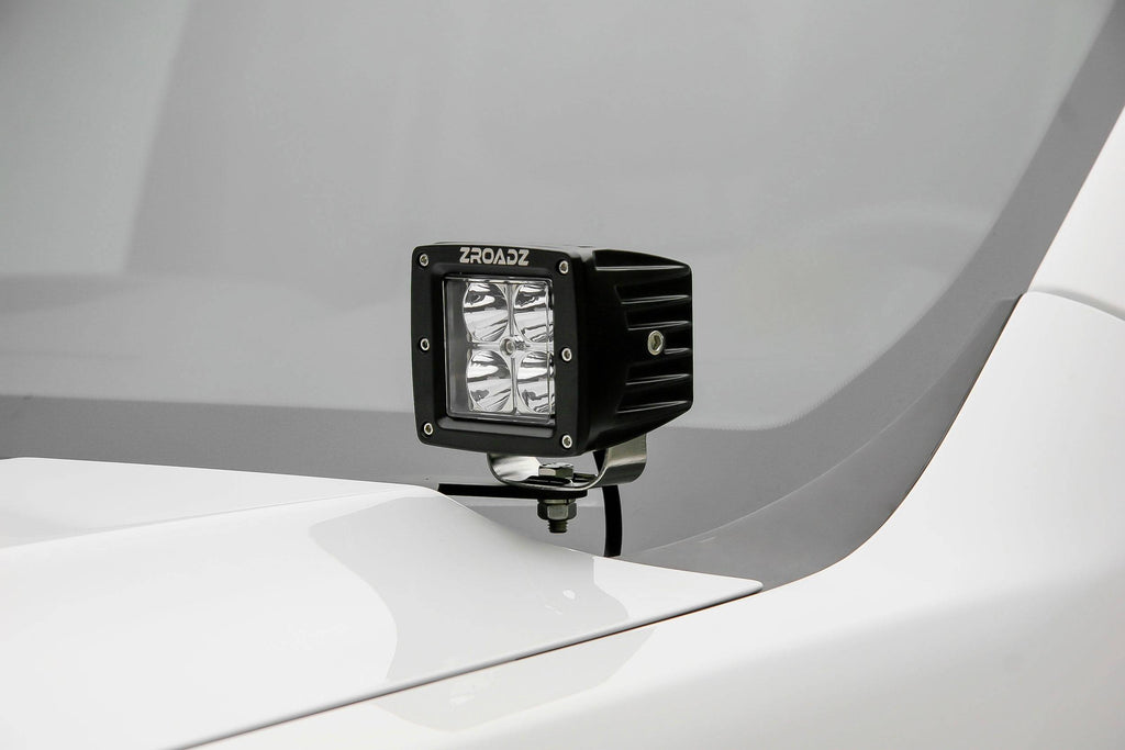 GMC Hood Hinge LED Kit, Black, Mild Steel Z362281-KIT2