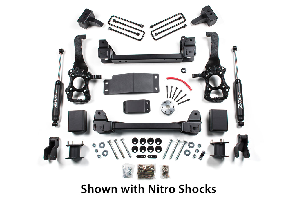 Zone Offroad 4" Suspension System 2015-2020 Ford F-150 4WD F47N