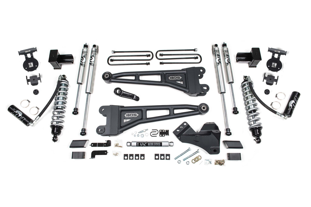 BDS Suspension 4" Coil-Over Radius Arm Suspension System 2017-2019 Ford F250/F350 4WD Diesel Only 1520F